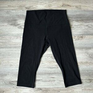 Lululemon Align cropped leggings - black size 10